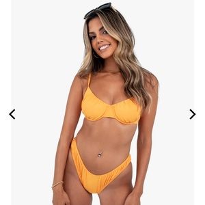 Kittenish Cayman Orange Bikini